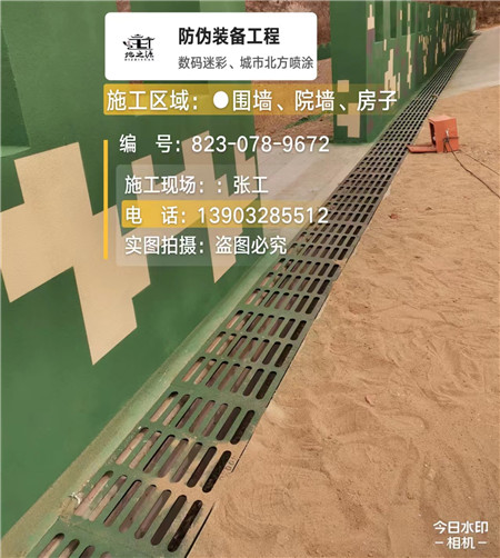 儋州 例如在抖音上有“迷彩墙，外围墙面挡 - 星空数码迷彩漆施工队